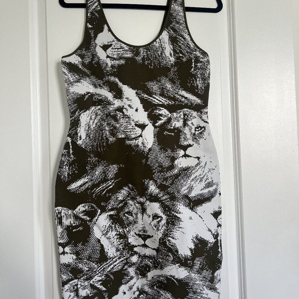 Roberto Cavalli Lion Print Dress- Never worn